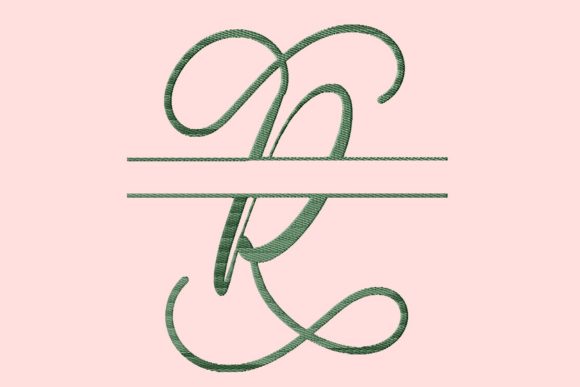 Evaluating R Cool Script Monogram for Etsy Shops