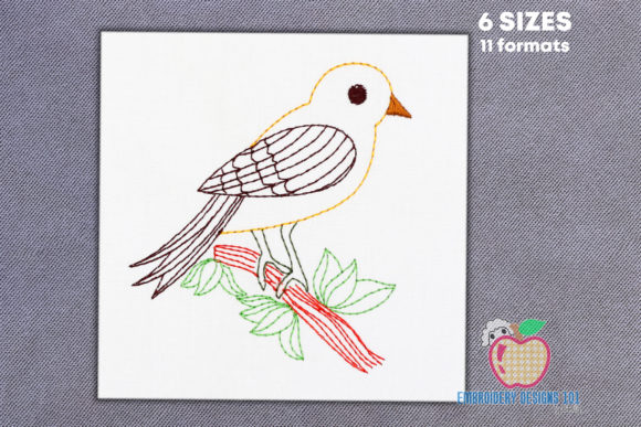 Finch Bird on Tree Branch: A Designer's Review