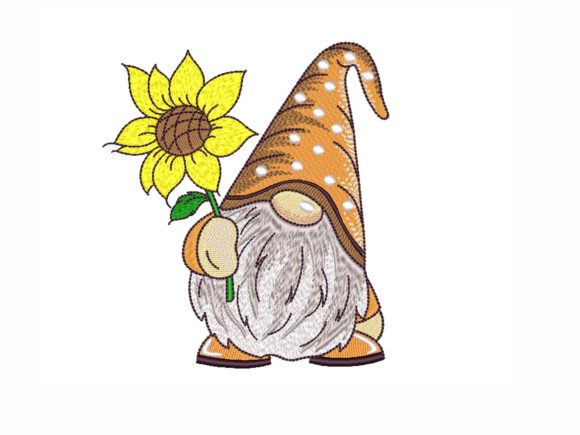 Gnome with a Sunflower Embroidery Review