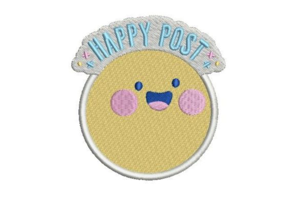 Review: Smiley Face Happy Post Embroidery Design