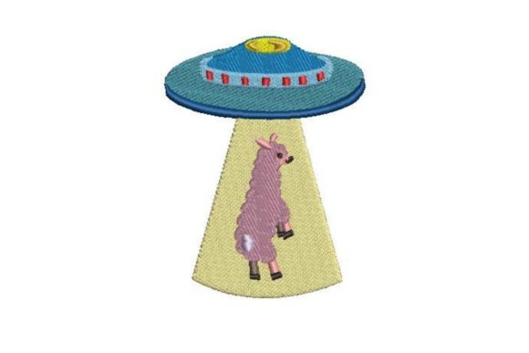 Review: UFO Abducting a LLama for Business Merch