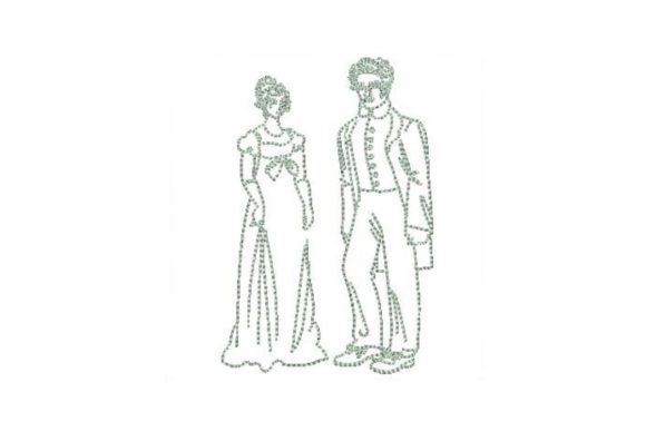 Reviewing Elizabeth and Mr Darcy Line Art for Holiday Sales