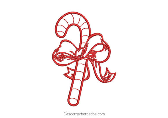 Reviewing the Christmas Cane Embroidery Design